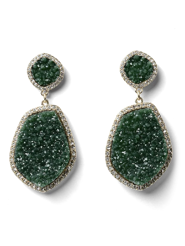 Rhea Emerald Earrings