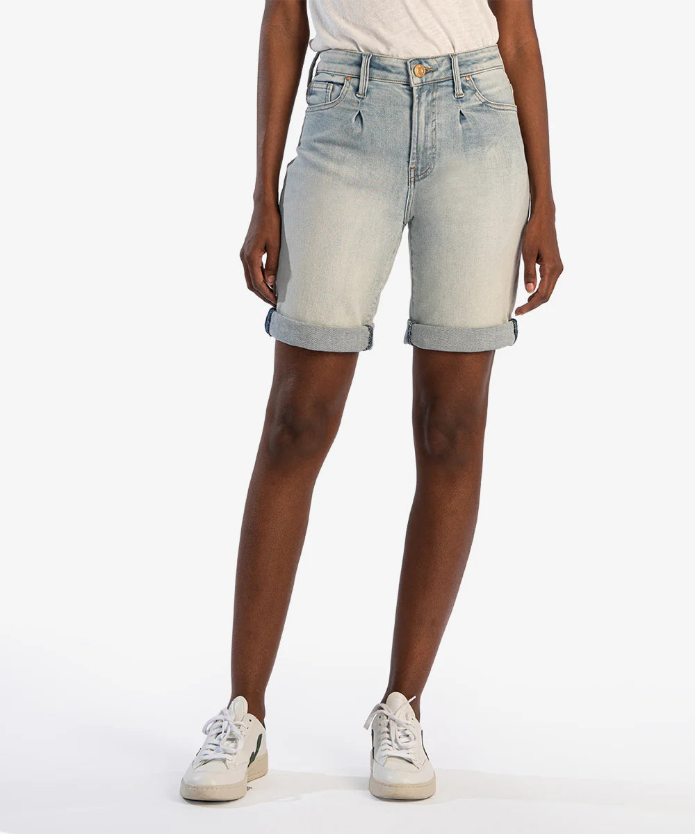 Catherine Boyfriend Roll Up Short by Kut from the Kloth in Imagine Wash