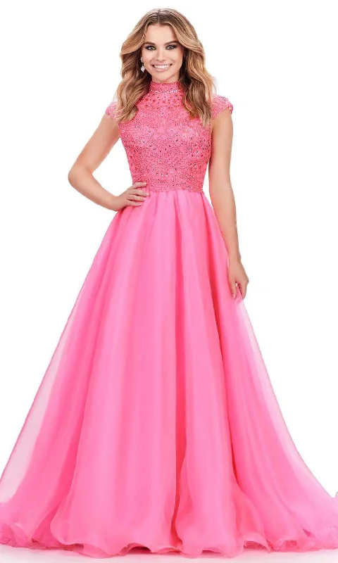 Ashley Lauren 11630 - Beaded Bodice High Neck Ballgown