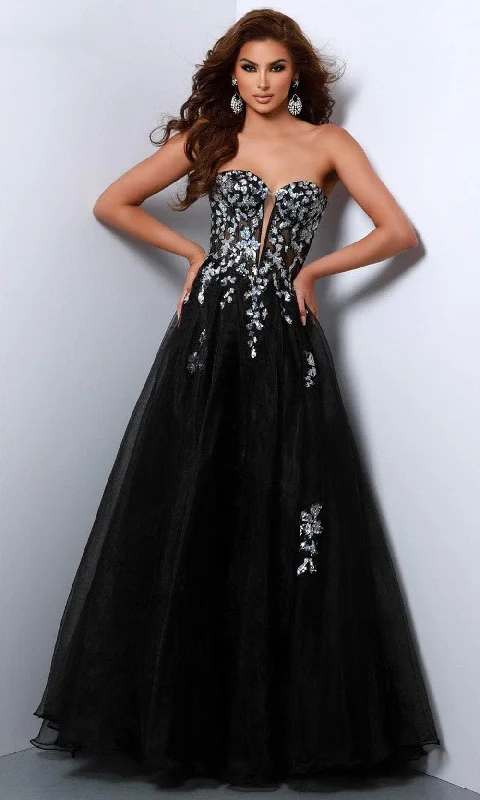 Johnathan Kayne 2809 - Strapless Sequin Evening Dress