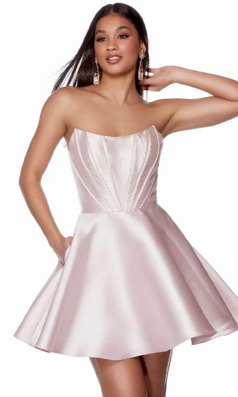 Alyce Paris 3134 - Scoop Corset Homecoming Dress