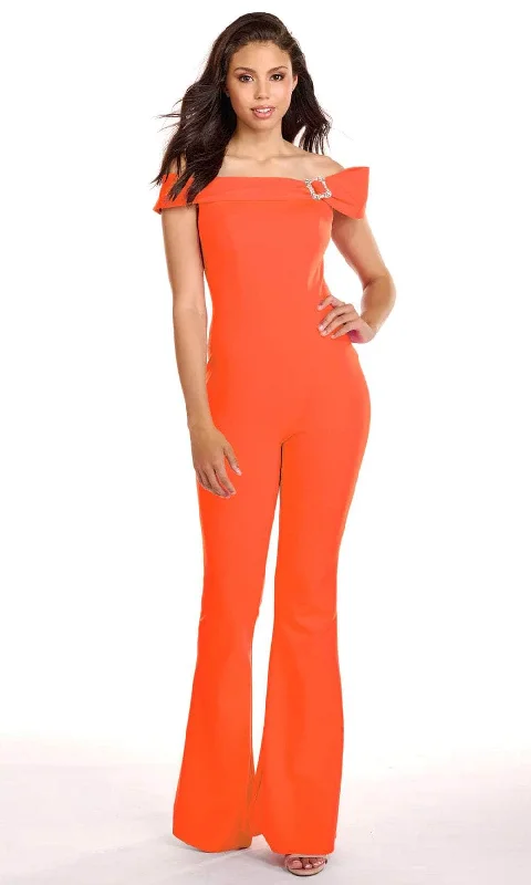 Ava Presley 27702 - Straight Across Fitted Jumpsuit