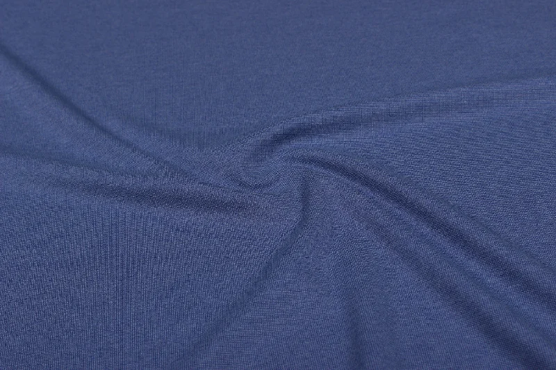 Blue Ponte Knit Fabric