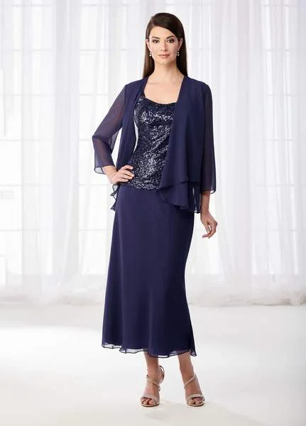 Cameron Blake - 4 Piece Mother of the Bride Formal Ensemble 218621 - 1 pc Navy in Size 18 Available