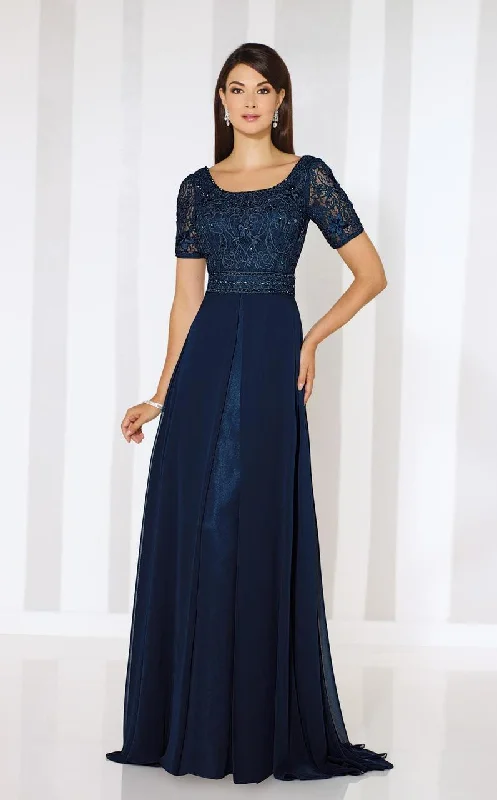 Cameron Blake by Mon Cheri - Dress in Navy 116666 - 1 Pc Navy in Size 14 Available