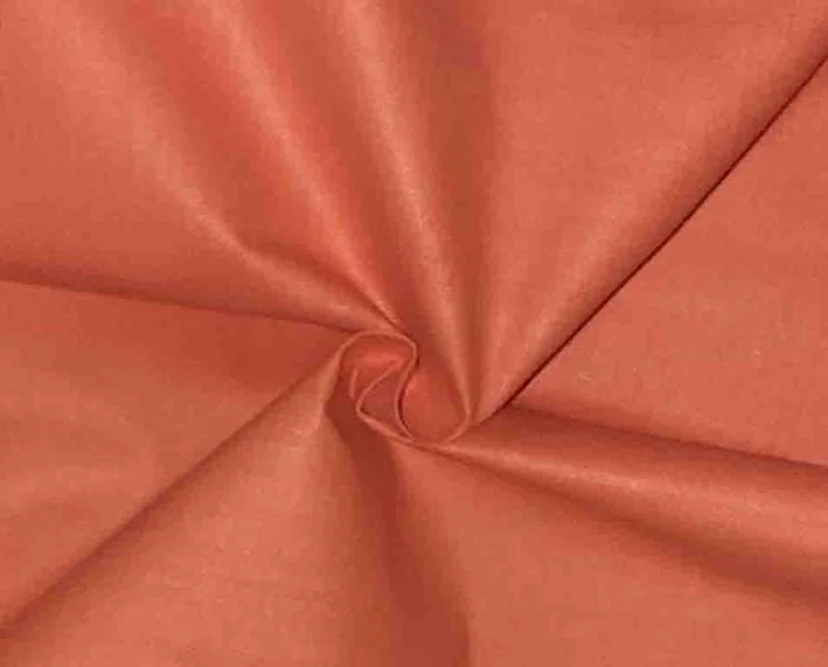 Carrot Colour Dyed Cotton Fabric