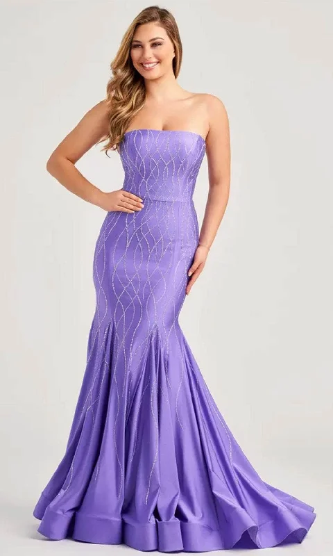 Colette By Daphne CL5106 - Beaded Mermaid Prom Dress