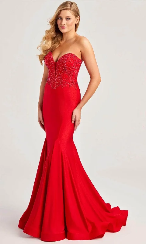 Colette By Daphne CL5112 - Beaded Sweetheart Prom Dress