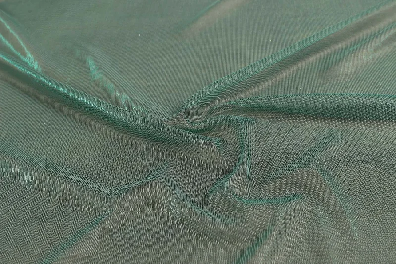 Green Lurex Knitted Fabric