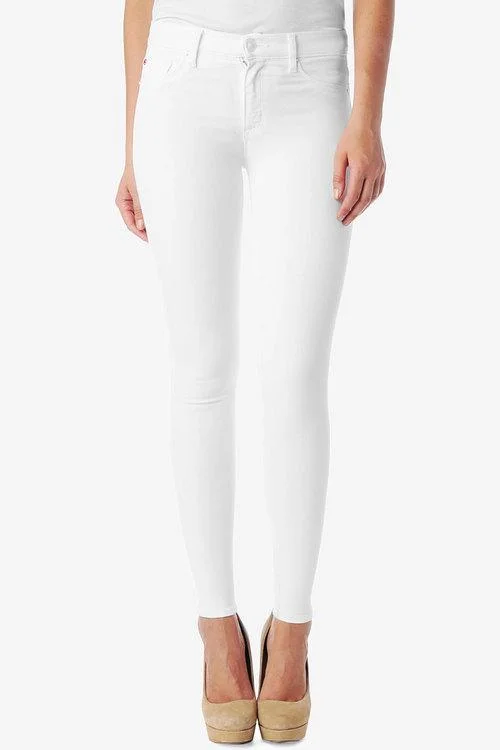 Hudson Jeans Nico Mid-Rise Super Skinny in  White