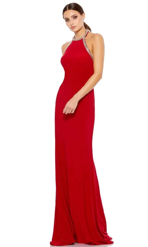 Ieena Duggal - 55285 Halter Sheath Dress