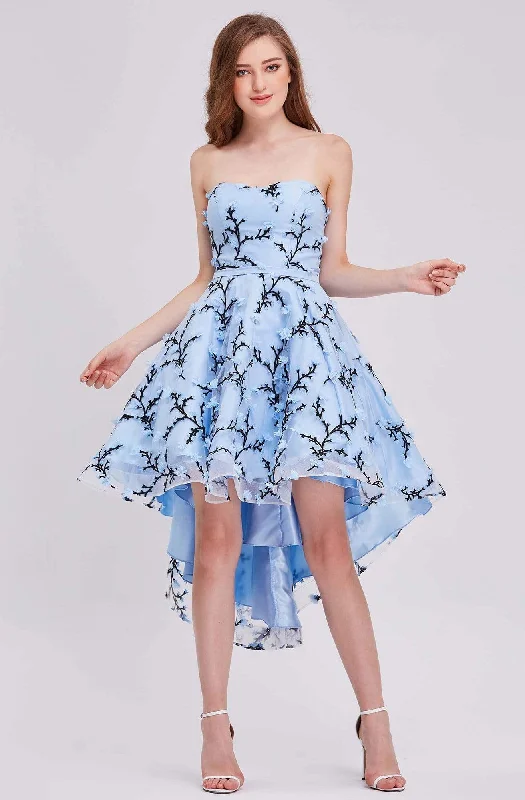 J'Adore Dresses - J16072 Strapless High Low Dress