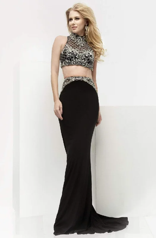 Jasz Couture - Two-Piece Embellished Dress 6092