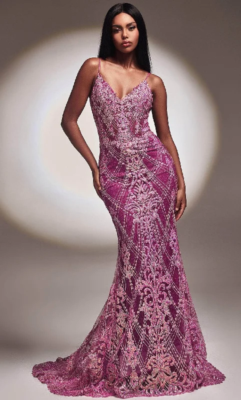 Ladivine CC2168 - Embellished Mermaid Prom Dress