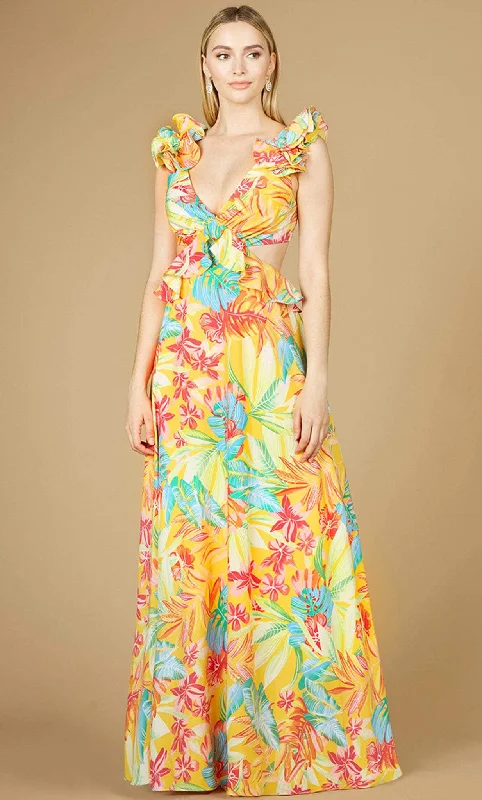 Lara Dresses 29270 - Summer-Themed Cut Out Dress