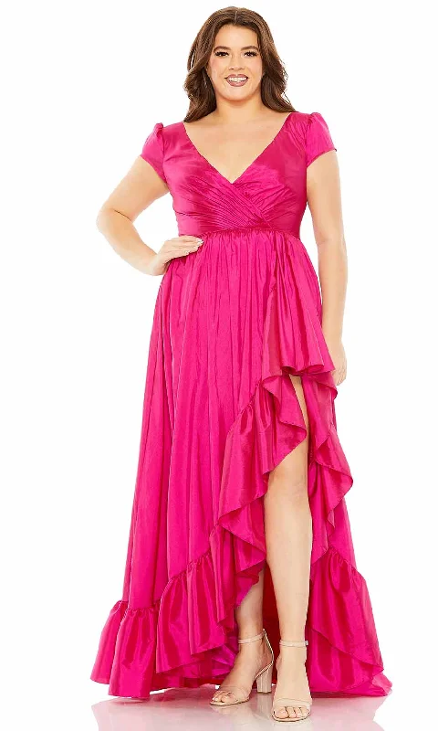 Mac Duggal 68525 - V Neck Ruffle Dress