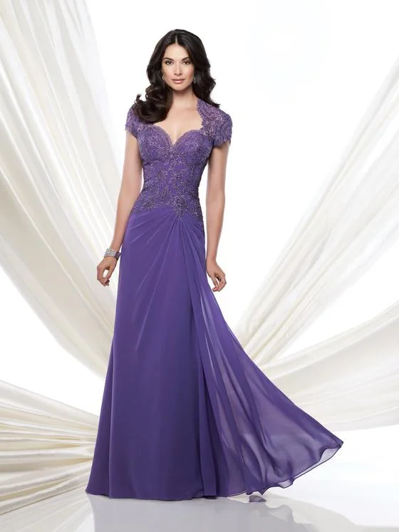 Mon Cheri 115974W DRESS IN PURPLE