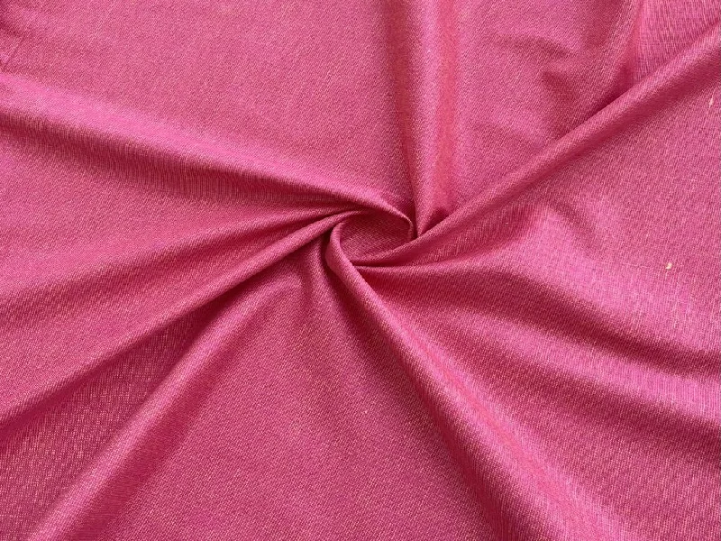 Pink Textured Linen Fabric