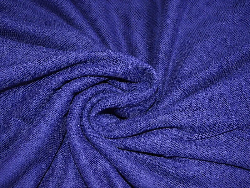 Purple Plain Soft Net Fabric