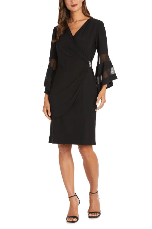 R&M Richards 3561 - Bell Sleeve Sheath Dress