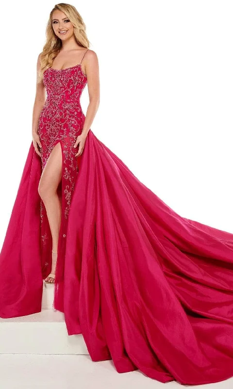 Rachel Allan 50026 - Sleeveless Beaded Prom Dress