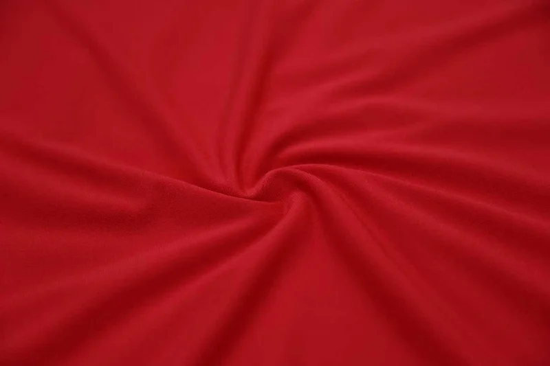 Red Plain ITY Lycra Knit Fabric