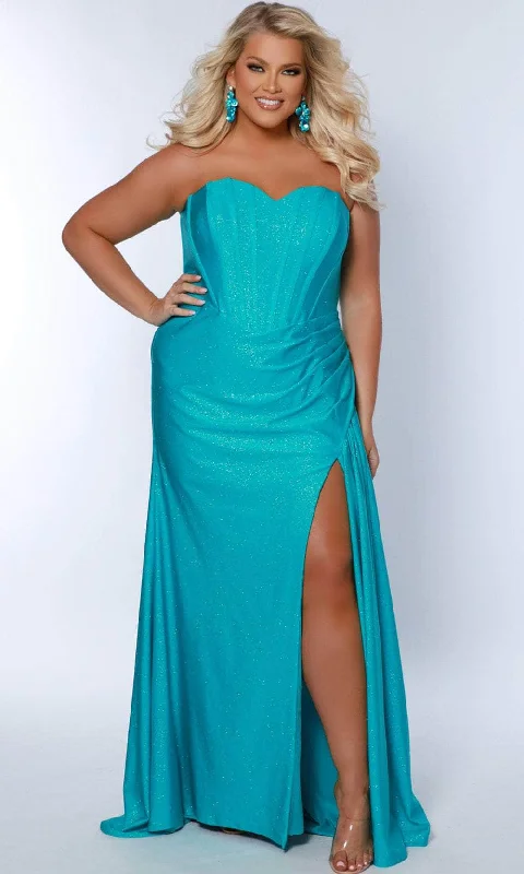 Sydney's Closet SC7390 - Corset Bodice Sweetheart Prom Dress