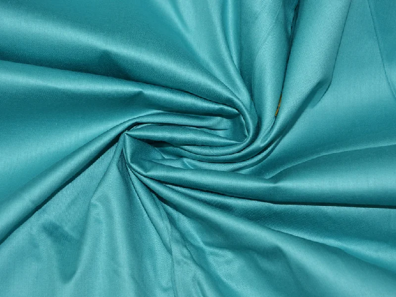 Teal Blue Plain Dupion Premium Polyester Fabric