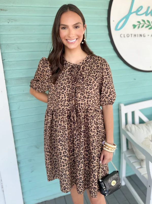 The Lucy Leopard Dress