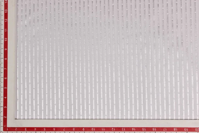 White Knitted Fabric