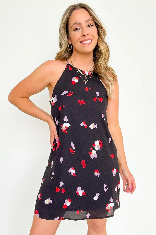 Springtime Darling Floral Petal Halter Dress - FINAL SALE