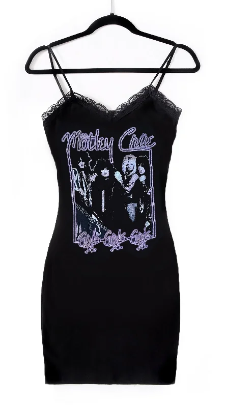 Mötley Crüe Lace Strap Dress