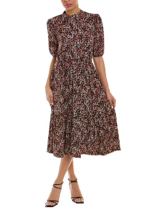 Leota Floral Midi Dress