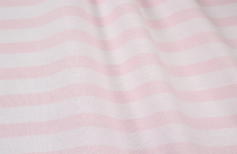 Cotton Shirting - Pink Stripes