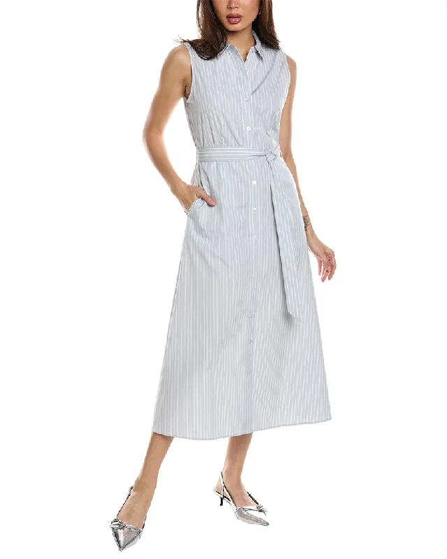 Theory Tie Waist Shirtdress