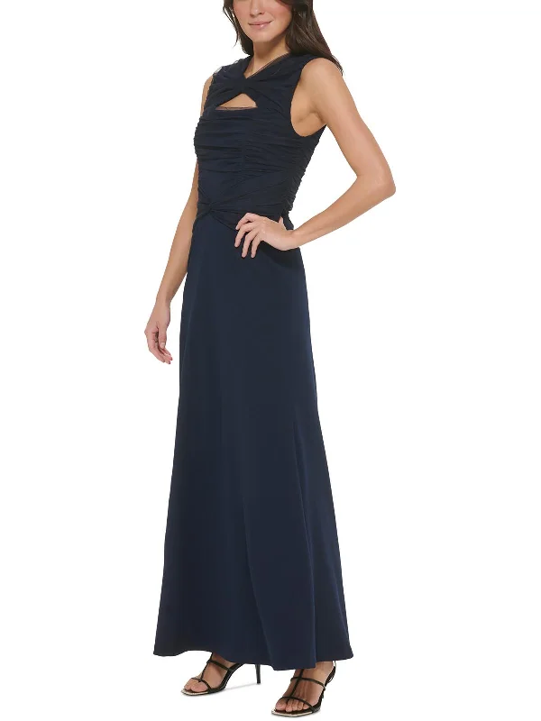 Womens Tulle Polyester Evening Dress